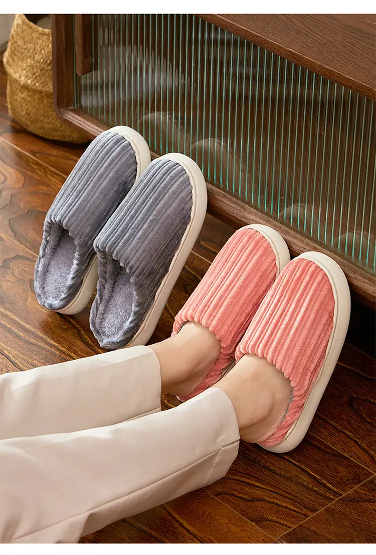 2025 Winter Warm Plush Cotton Slippers for Men Women — feature 20