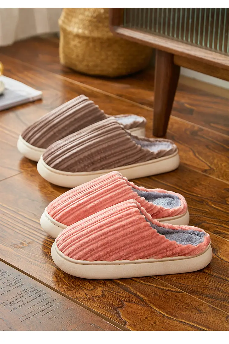 2025 Winter Warm Plush Cotton Slippers for Men Women — feature 22