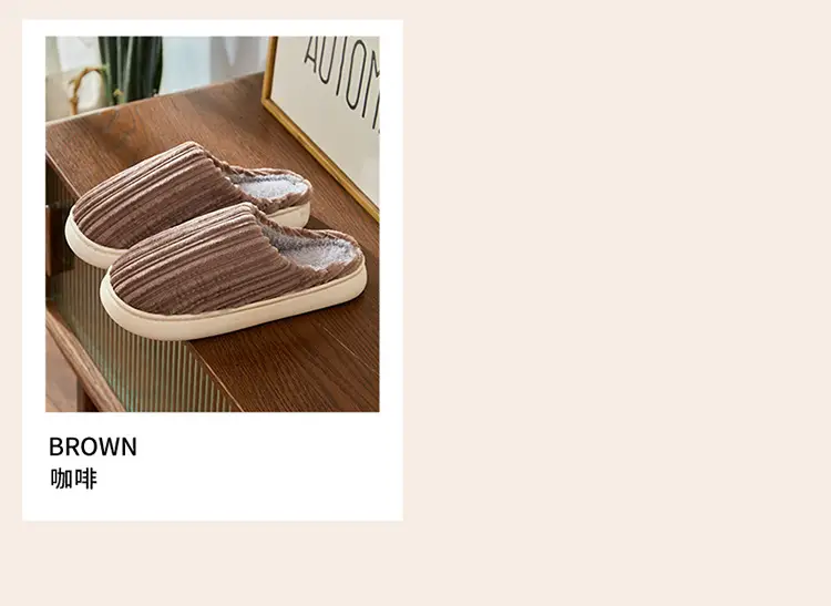 2025 Winter Warm Plush Cotton Slippers for Men Women — feature 3