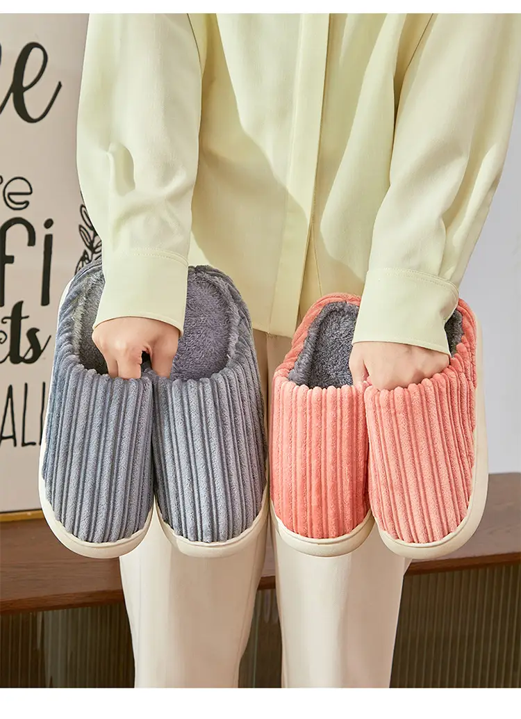 2025 Winter Warm Plush Cotton Slippers for Men Women — feature 6