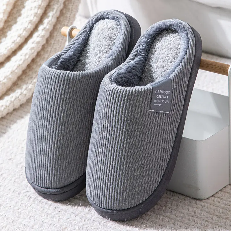 2025 Winter Warm Plush Cotton Slippers for Men Women - Image 11
