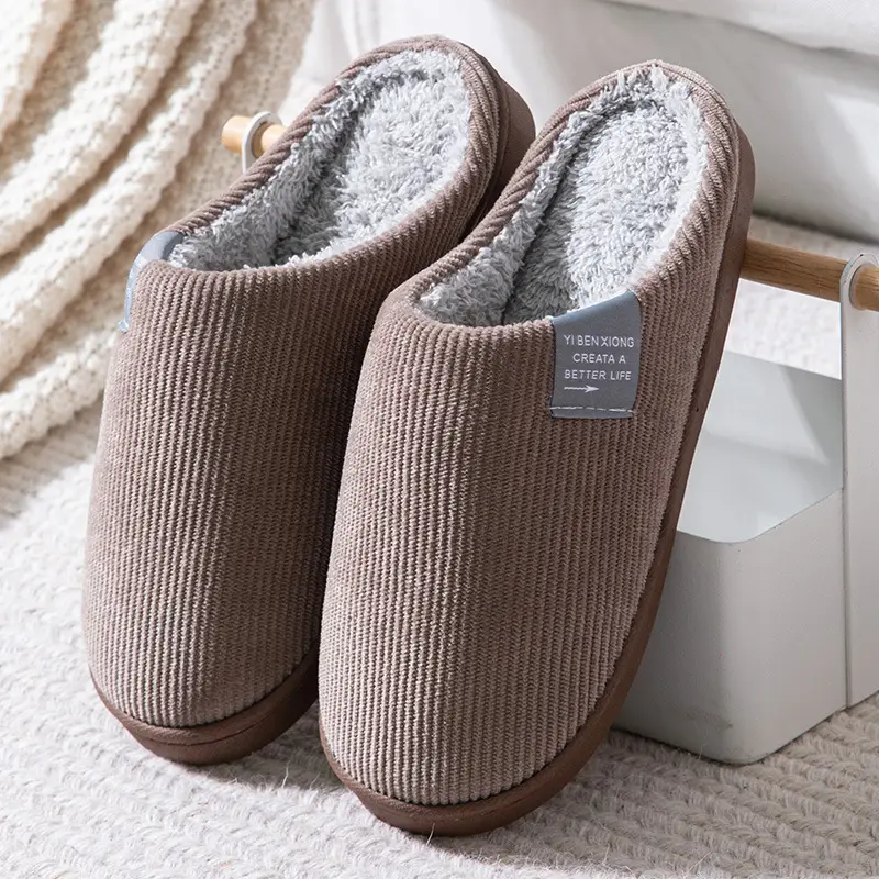 2025 Winter Warm Plush Cotton Slippers for Men Women - Image 12