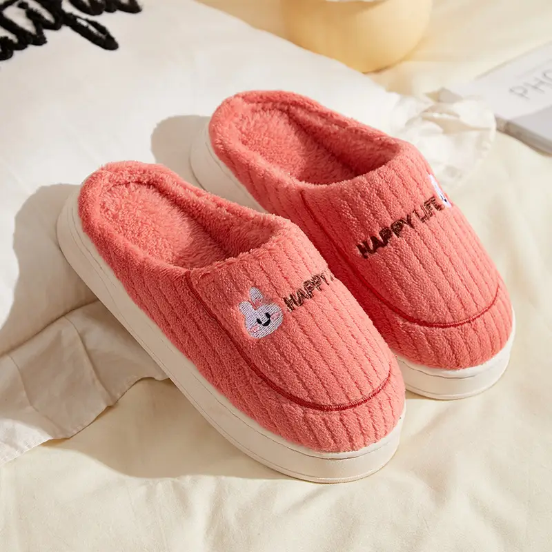 2025 Winter Warm Plush Cotton Slippers for Men Women - Image 19