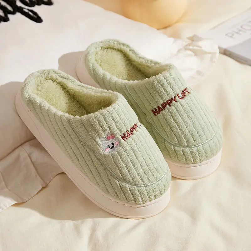2025 Winter Warm Plush Cotton Slippers for Men Women - Image 20