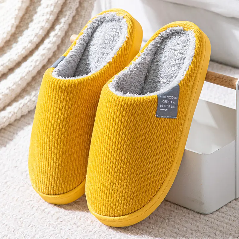 2025 Winter Warm Plush Cotton Slippers for Men Women - Image 7