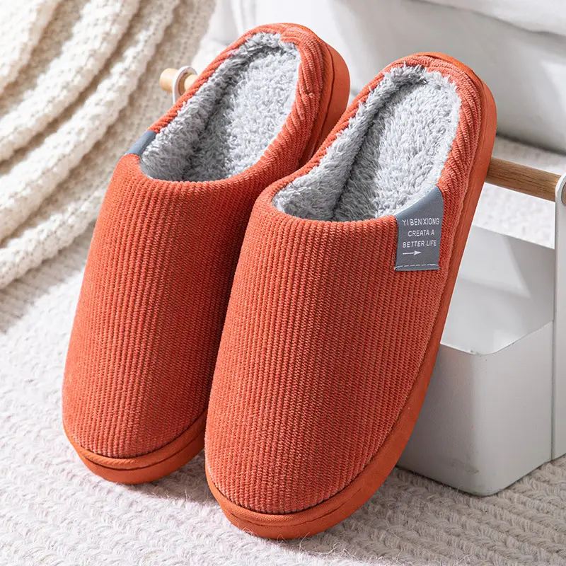 2025 Winter Warm Plush Cotton Slippers for Men Women - Image 8