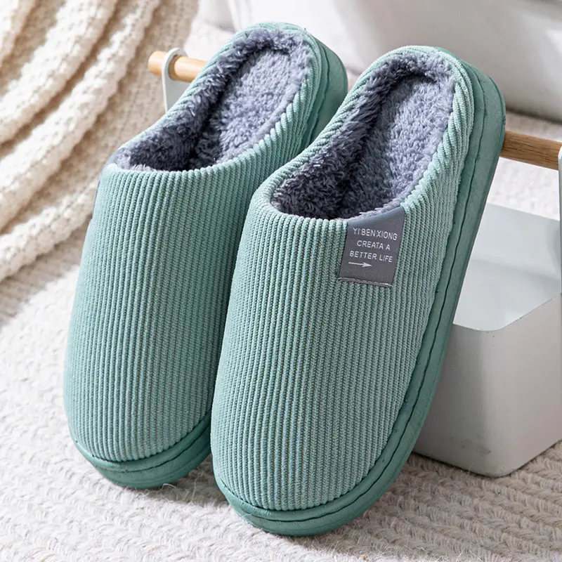 2025 Winter Warm Plush Cotton Slippers for Men Women - Image 9