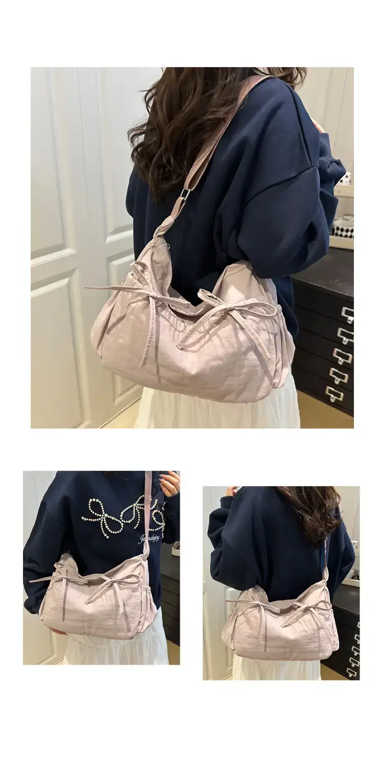 Lightweight Crossbody Bag with Bow Design for Women — feature 19