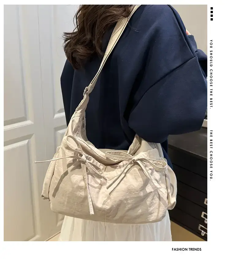 Lightweight Crossbody Bag with Bow Design for Women — feature 2