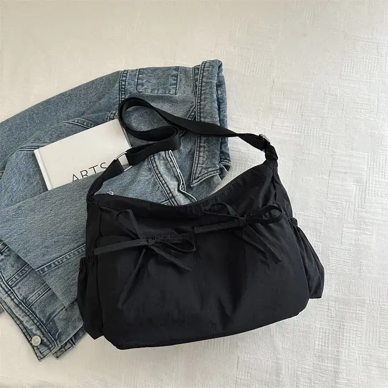 Lightweight Crossbody Bag with Bow Design for Women - Image 4