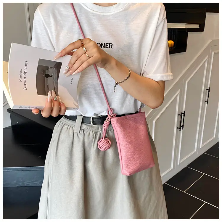 Candy Color Pebbled Mini Phone Bag 2025 — feature 10