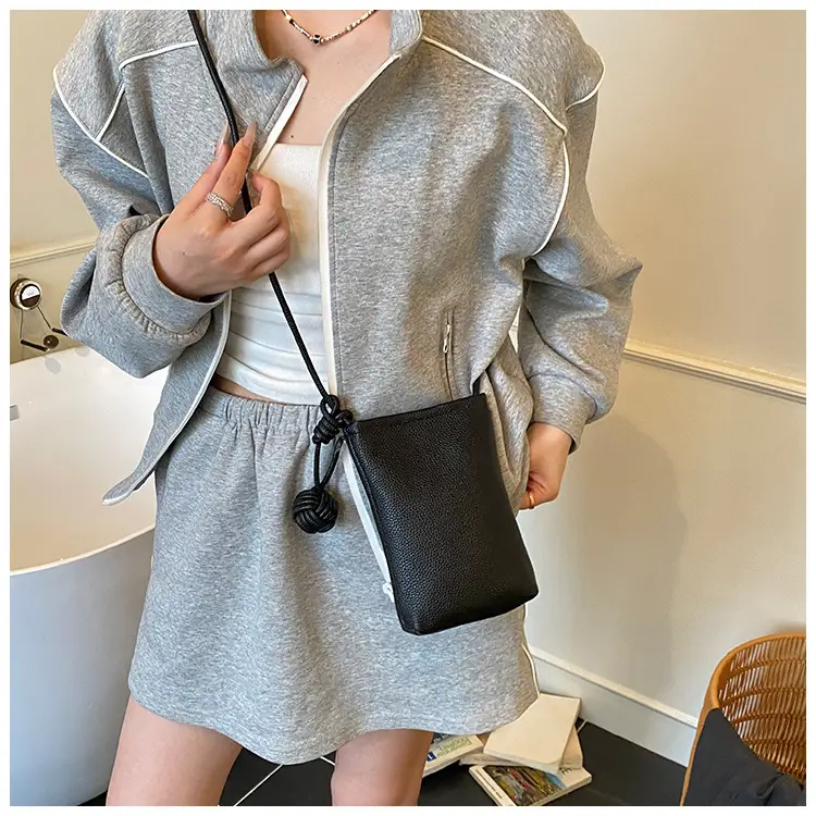 Candy Color Pebbled Mini Phone Bag 2025 — feature 19