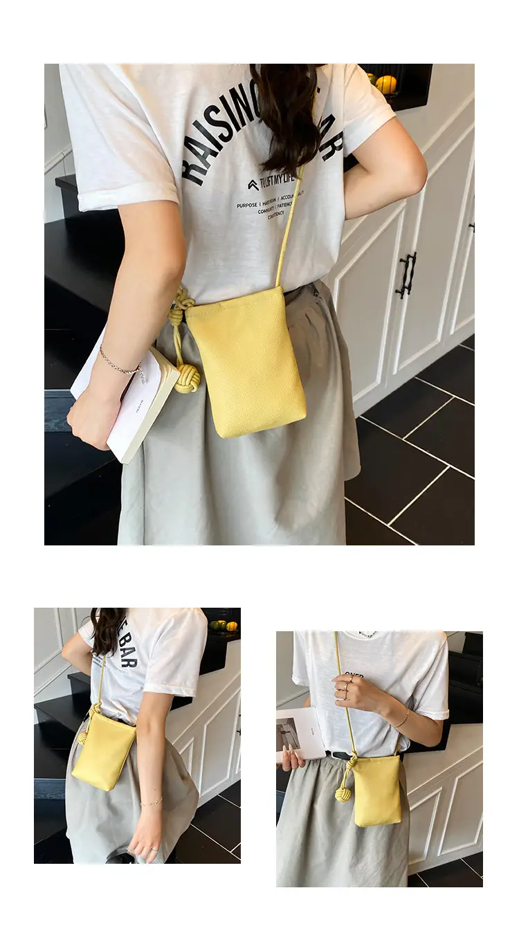 Candy Color Pebbled Mini Phone Bag 2025 — feature 26