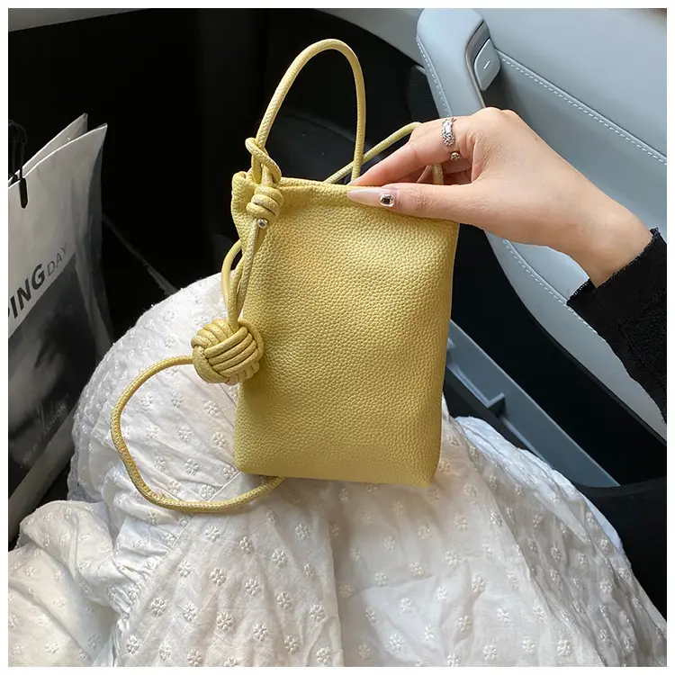 Candy Color Pebbled Mini Phone Bag 2025 — feature 28