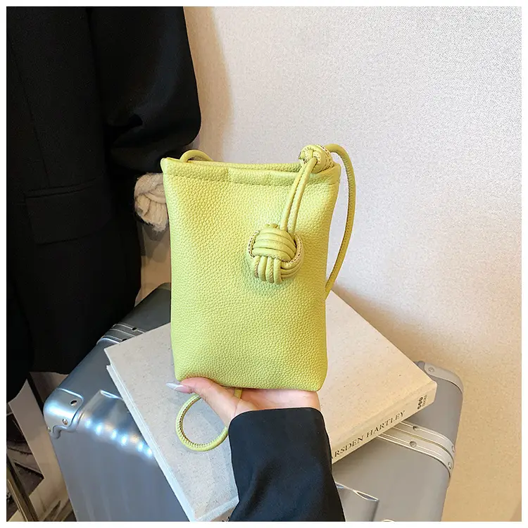 Candy Color Pebbled Mini Phone Bag 2025 — feature 31