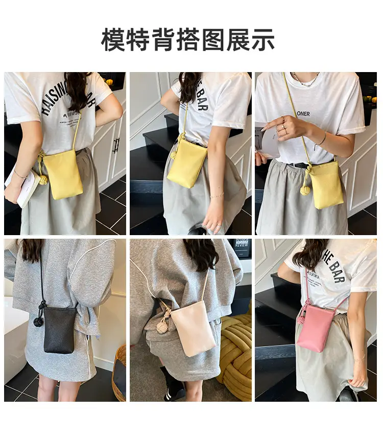 Candy Color Pebbled Mini Phone Bag 2025 — feature 4