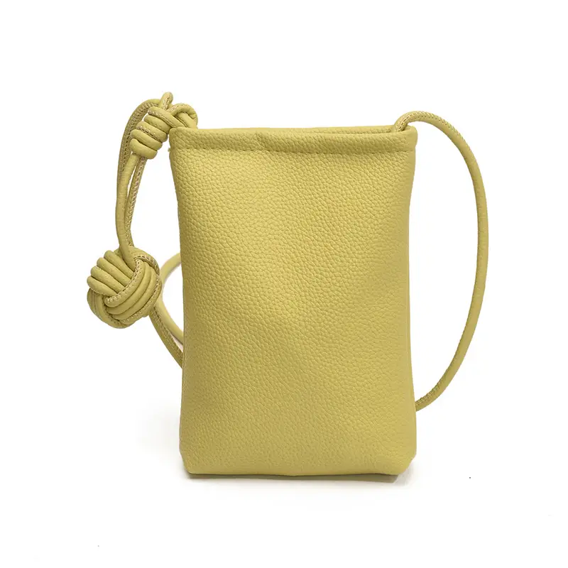 Candy Color Pebbled Mini Phone Bag 2025 - Image 5