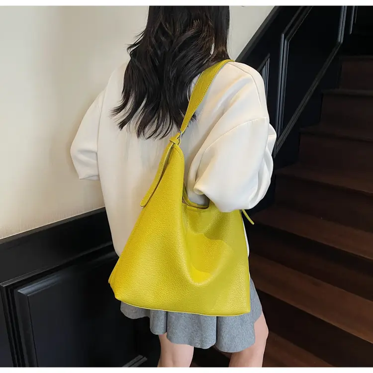 Women's Brown Leather Bucket Bag 2025 New Arrival — feature 13