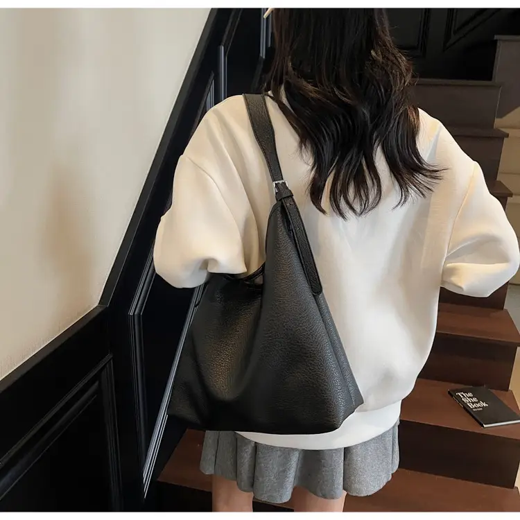 Women's Brown Leather Bucket Bag 2025 New Arrival — feature 18