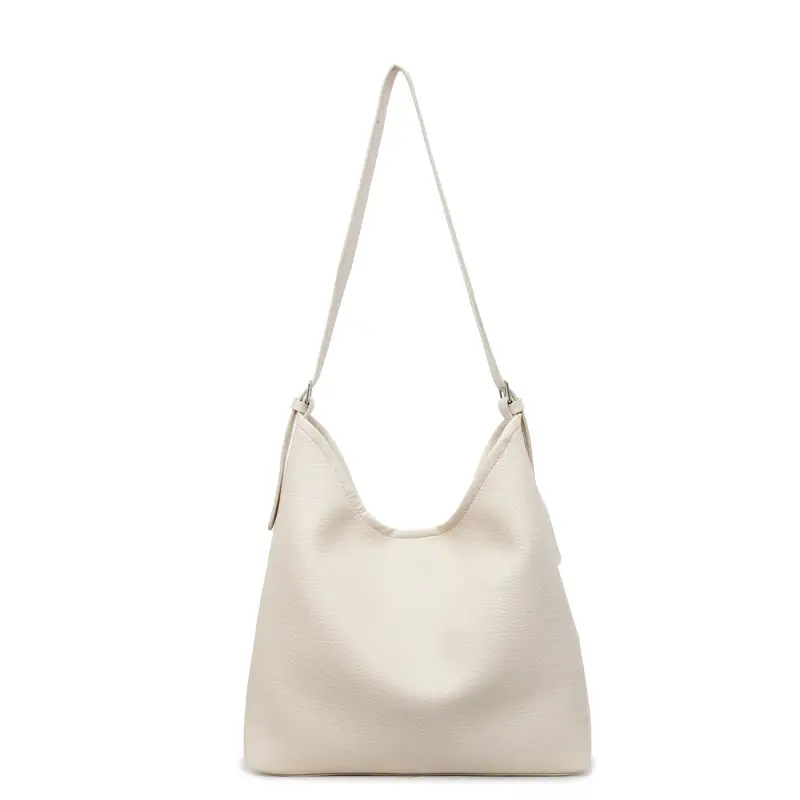 Women's Brown Leather Bucket Bag 2025 New Arrival - Image 3