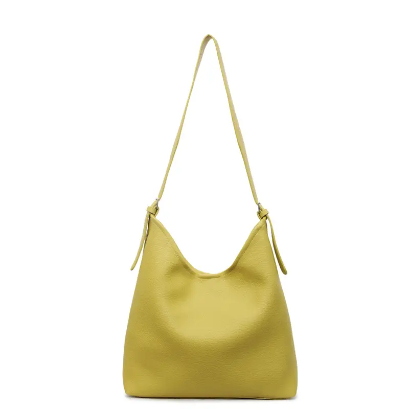 Women's Brown Leather Bucket Bag 2025 New Arrival - Image 6