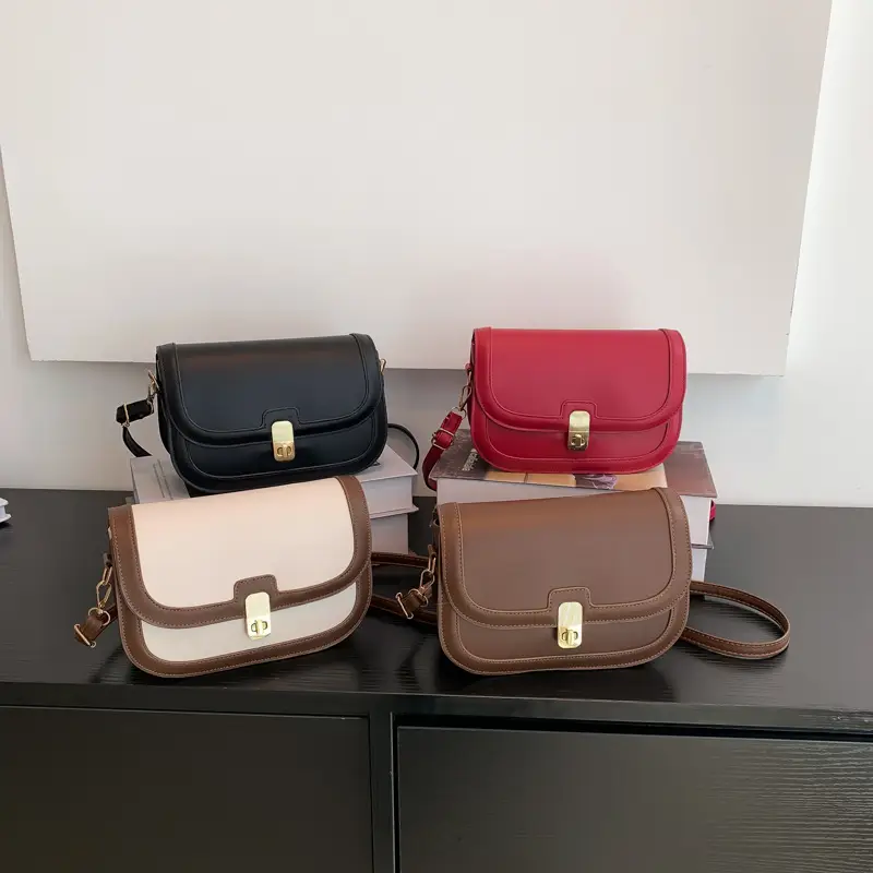 Textured Crossbody Bag for Women 2022 New Trendy Fashion Retro Underarm Small Square Bag Autumn Popular Shoulder Bag Crossbody Bag - Image 5