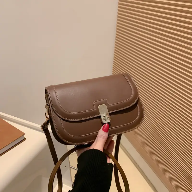 Textured Crossbody Bag for Women 2022 New Trendy Fashion Retro Underarm Small Square Bag Autumn Popular Shoulder Bag Crossbody Bag - Image 7