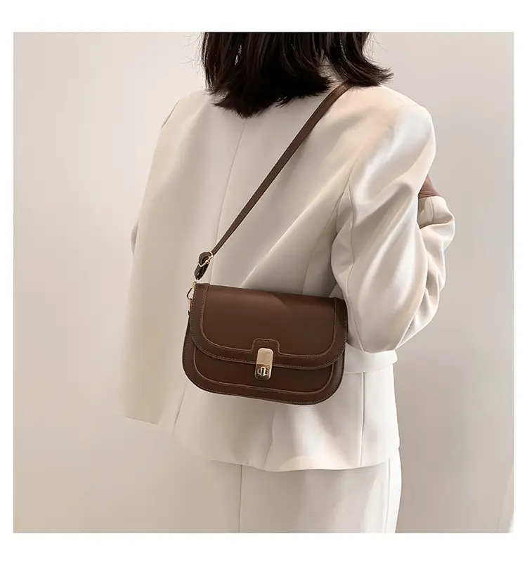 Textured Crossbody Bag for Women 2022 New Trendy Fashion Retro Underarm Small Square Bag Autumn Popular Shoulder Bag Crossbody Bag — feature 16