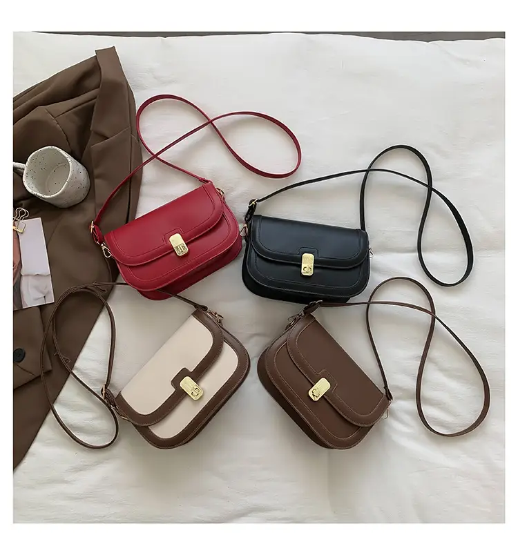 Textured Crossbody Bag for Women 2022 New Trendy Fashion Retro Underarm Small Square Bag Autumn Popular Shoulder Bag Crossbody Bag — feature 24