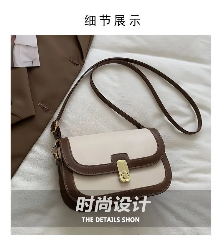 Textured Crossbody Bag for Women 2022 New Trendy Fashion Retro Underarm Small Square Bag Autumn Popular Shoulder Bag Crossbody Bag — feature 3