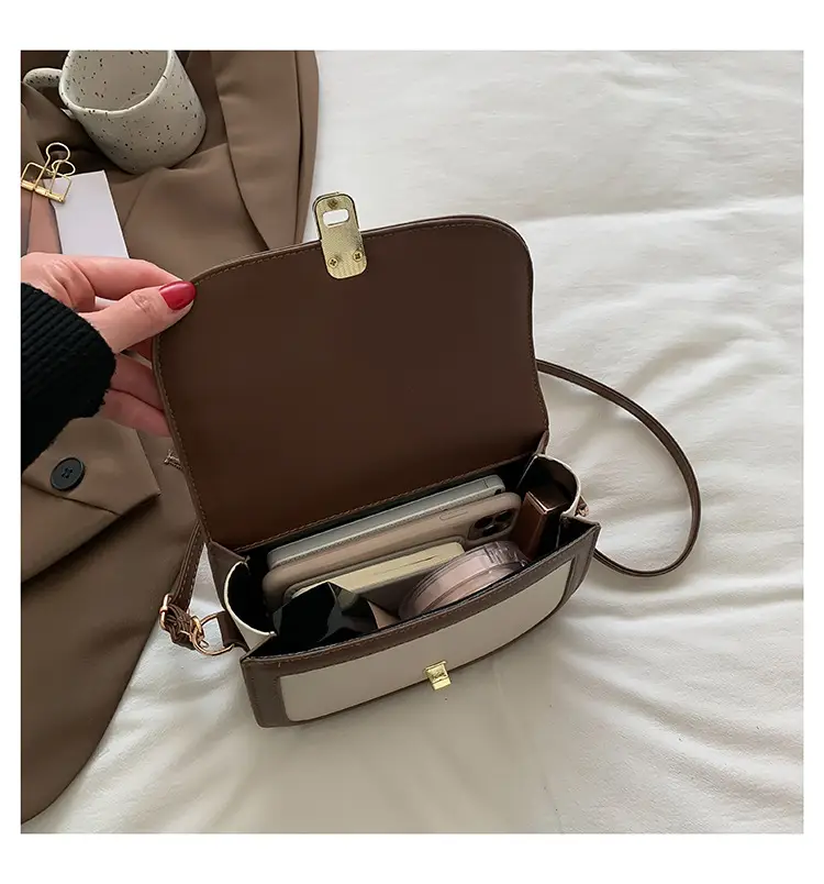 Textured Crossbody Bag for Women 2022 New Trendy Fashion Retro Underarm Small Square Bag Autumn Popular Shoulder Bag Crossbody Bag — feature 33