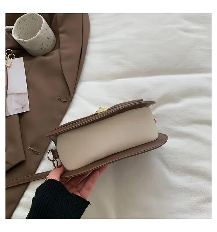 Textured Crossbody Bag for Women 2022 New Trendy Fashion Retro Underarm Small Square Bag Autumn Popular Shoulder Bag Crossbody Bag — feature 35