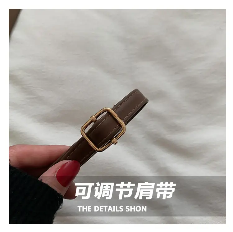 Textured Crossbody Bag for Women 2022 New Trendy Fashion Retro Underarm Small Square Bag Autumn Popular Shoulder Bag Crossbody Bag — feature 4