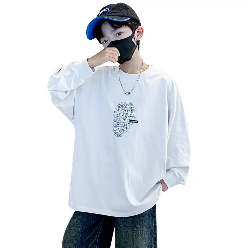 Boys Long Sleeve T-Shirt Black Graphic Print 2025 - Image 10