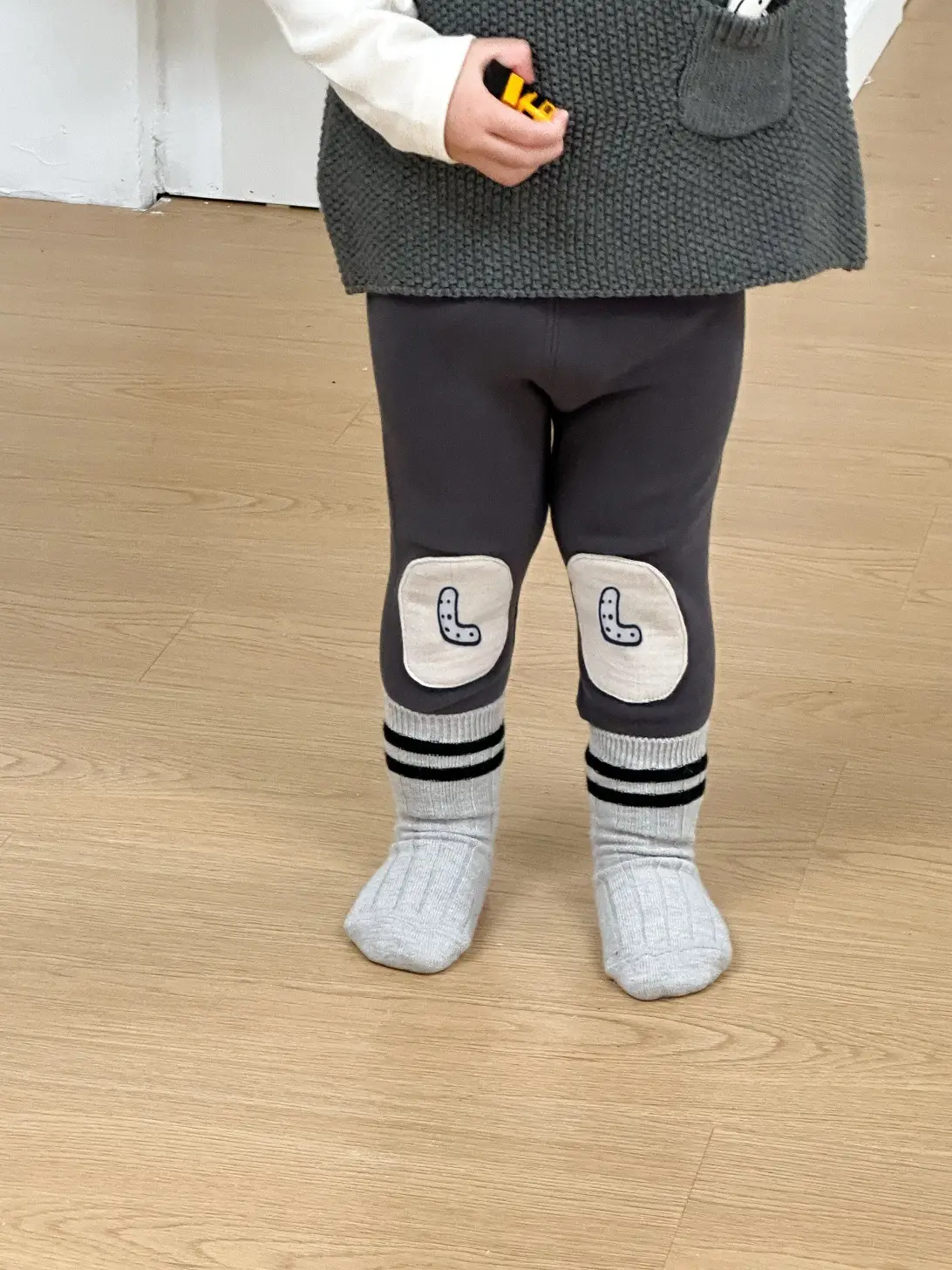 Kids Knitted Vest & Leggings Set Spring New Baby Clothes - Image 3