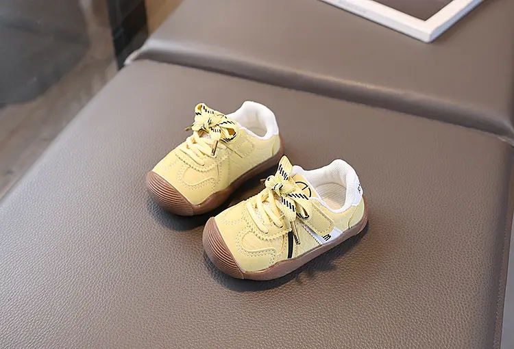 Korean Style Toddler Shoes White Red Sole — feature 15