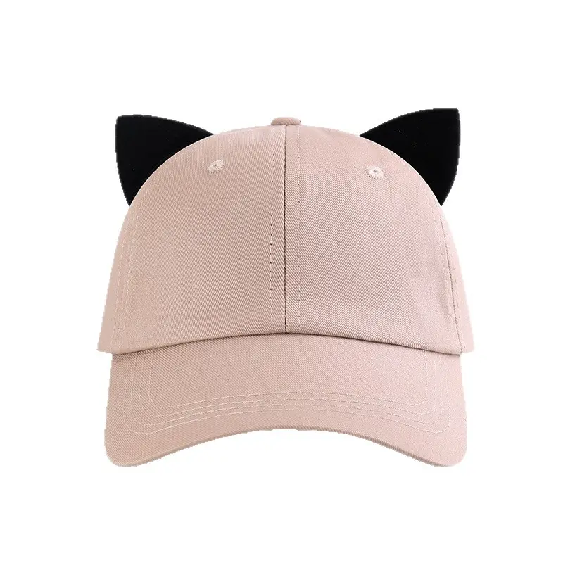 Pink Cat Ears Baseball Cap for Women - Image 13
