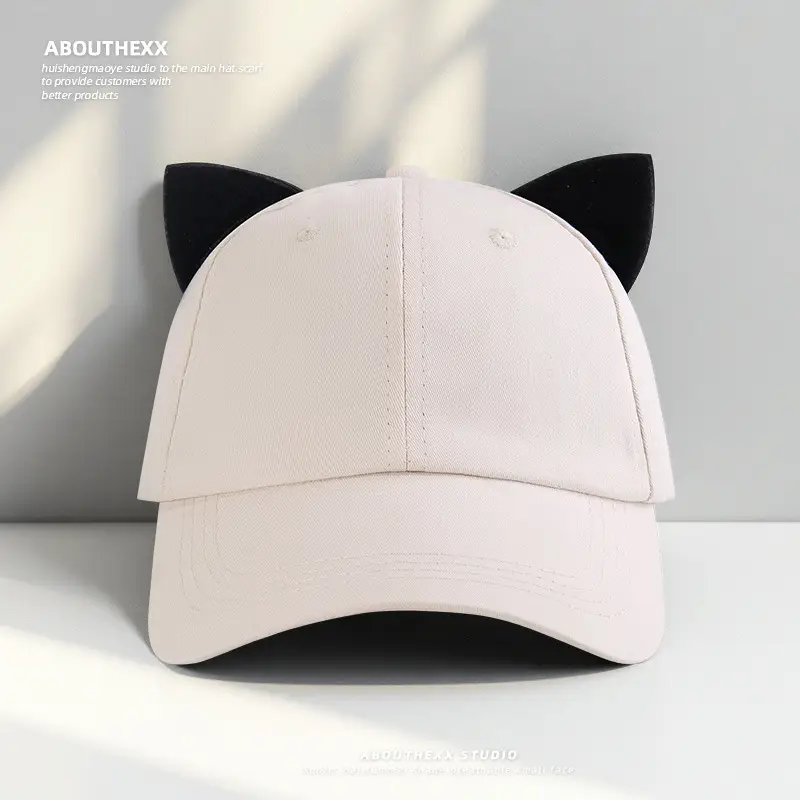 Pink Cat Ears Baseball Cap for Women - Image 7