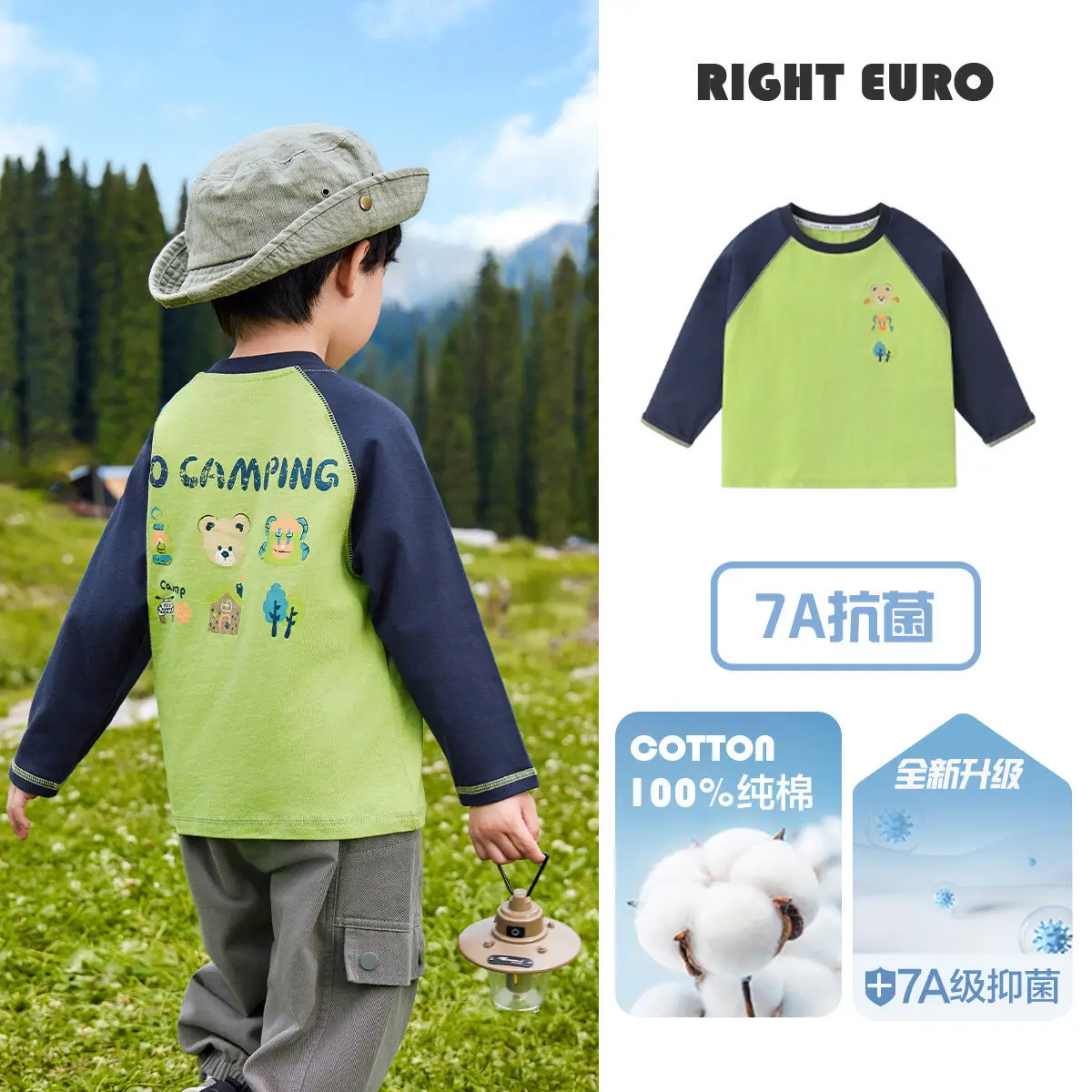 Girls Pink Cotton Long Sleeve T-Shirt with Crossbody Bag - Image 8
