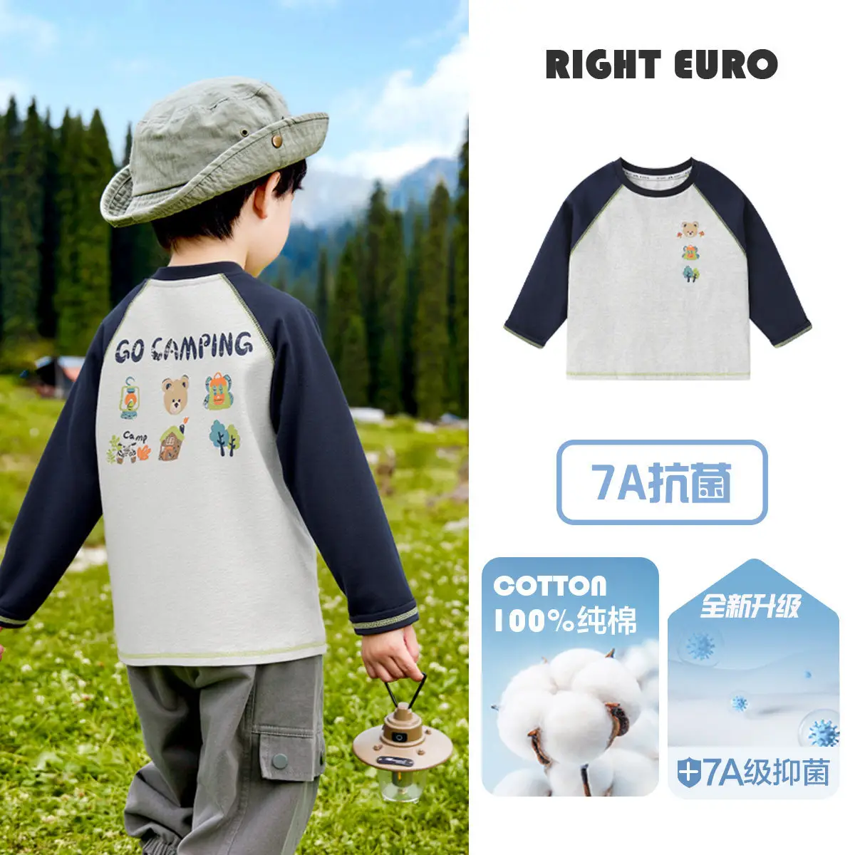 Girls Pink Cotton Long Sleeve T-Shirt with Crossbody Bag - Image 9