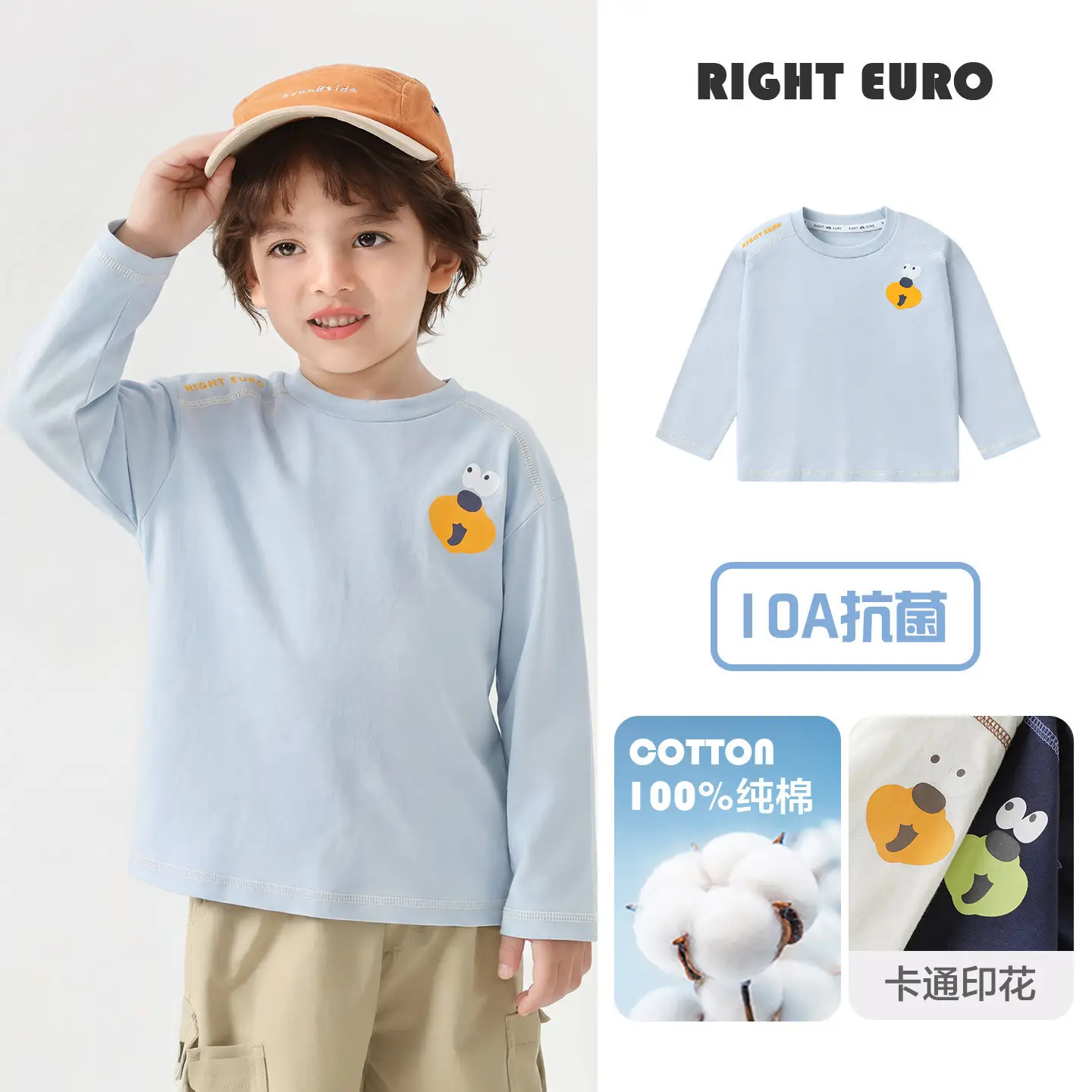Girls Pink Cotton Long Sleeve T-Shirt with Crossbody Bag - Image 5