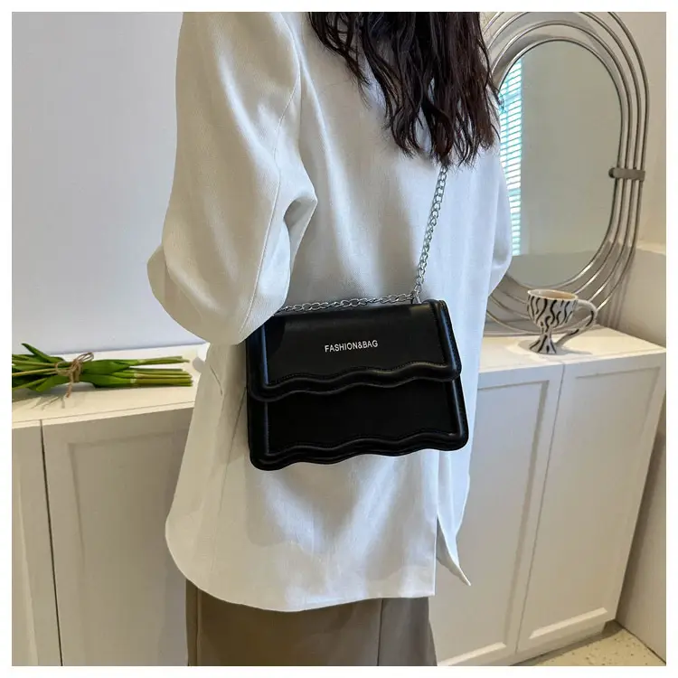 Orange Wave Chain Crossbody Bag for Women 2025 — feature 20