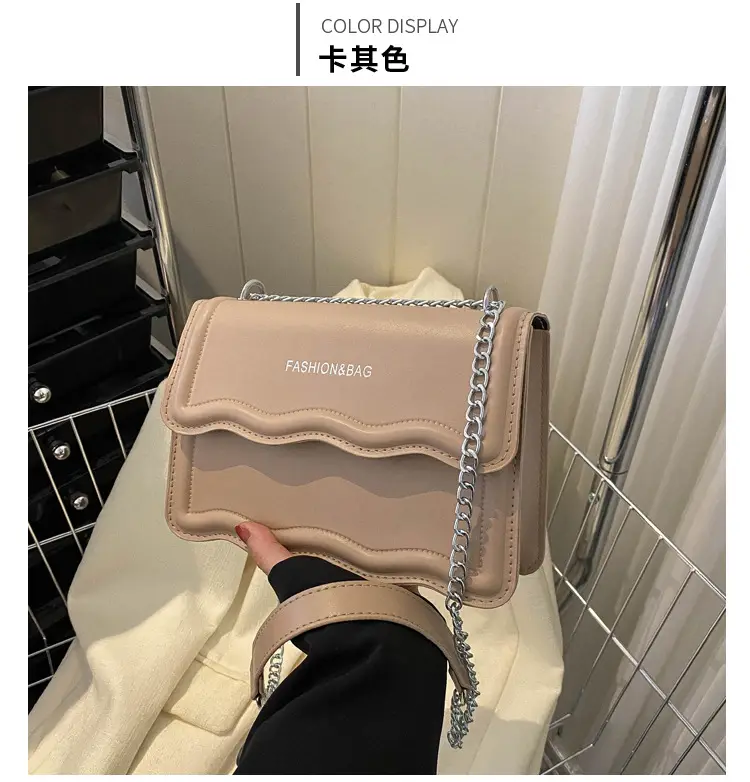 Orange Wave Chain Crossbody Bag for Women 2025 — feature 28