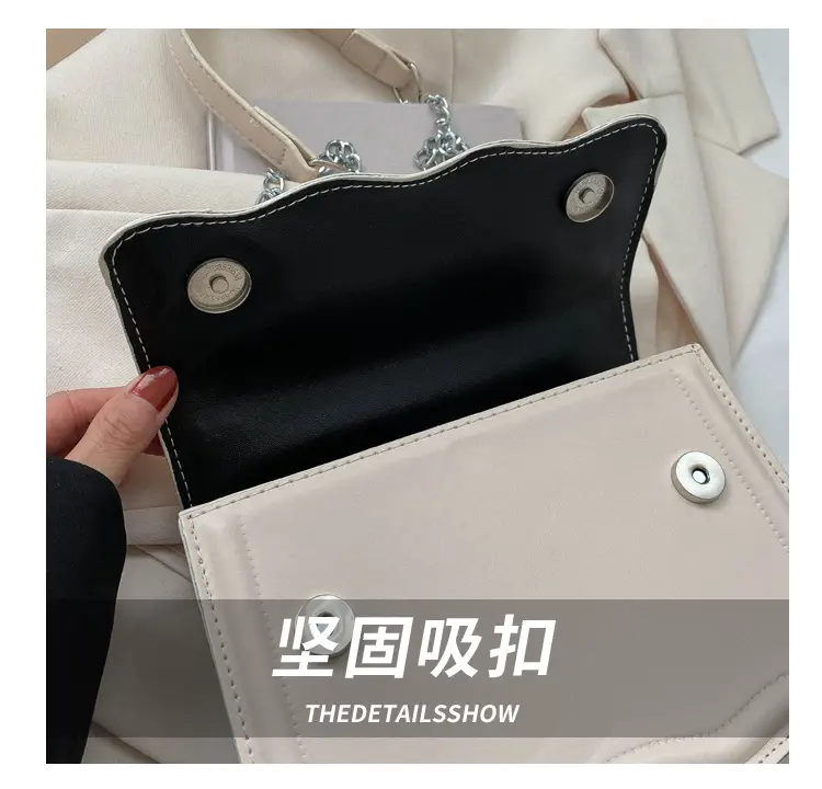 Orange Wave Chain Crossbody Bag for Women 2025 — feature 5