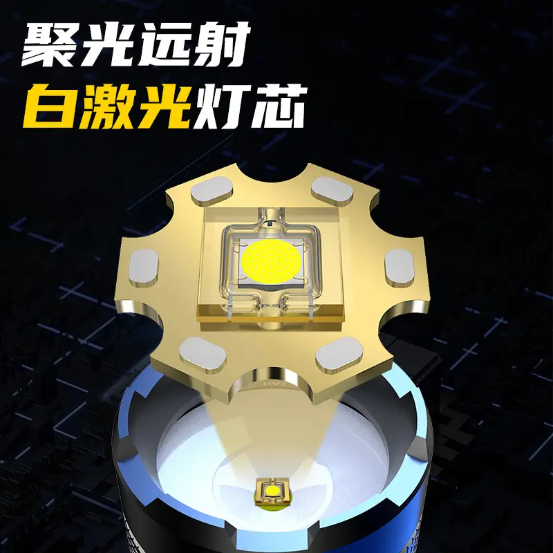 Rechargeable Laser Cannon Light with Power Bank - Image 4