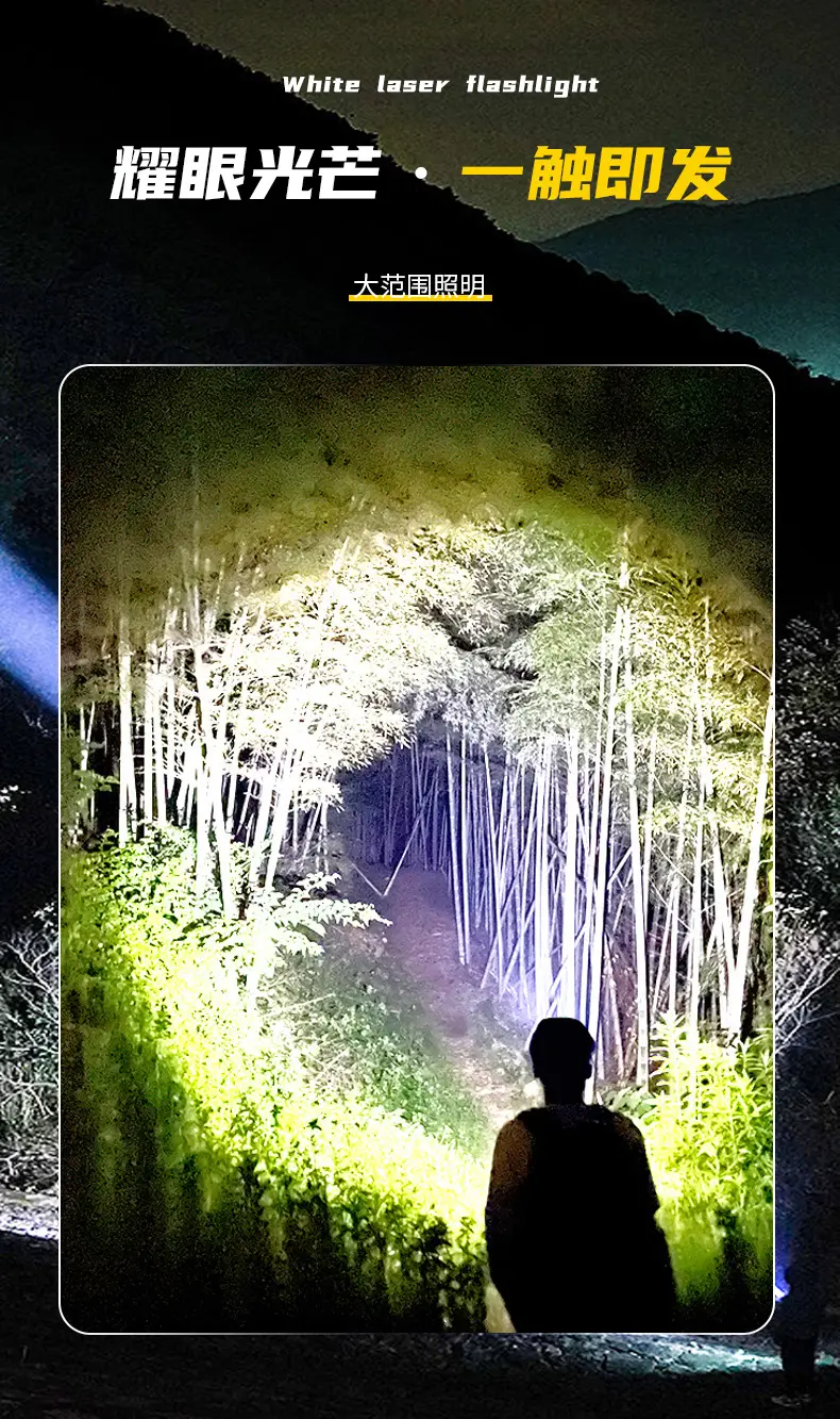 Rechargeable Laser Cannon Light with Power Bank β feature 4