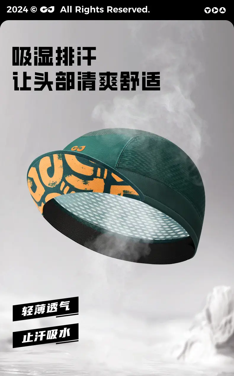 Waterproof Cycling Hat with Helmet Liner Blue — feature 4