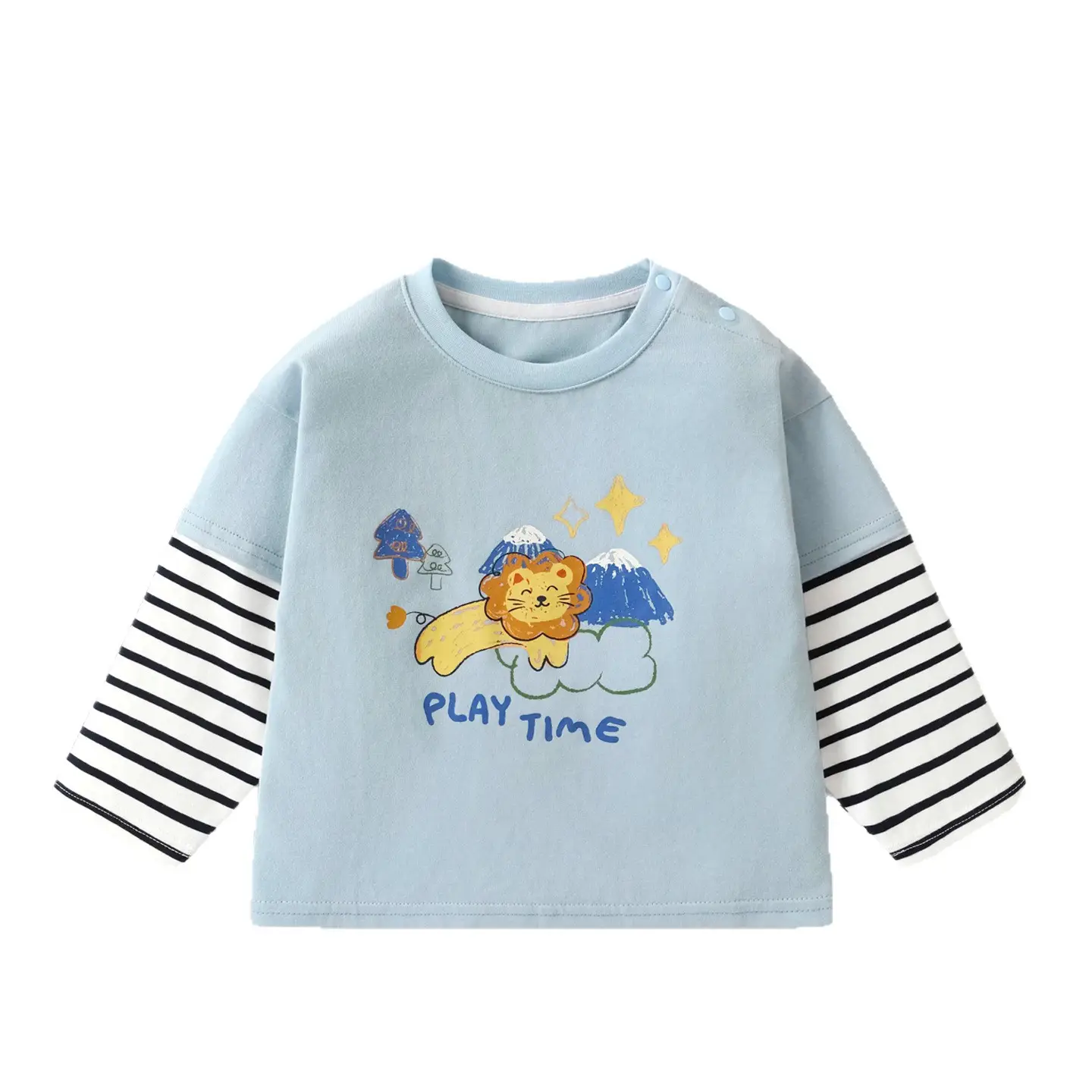 Kaka Panda Boys Long Sleeve T-Shirt & Pants Set - Image 7
