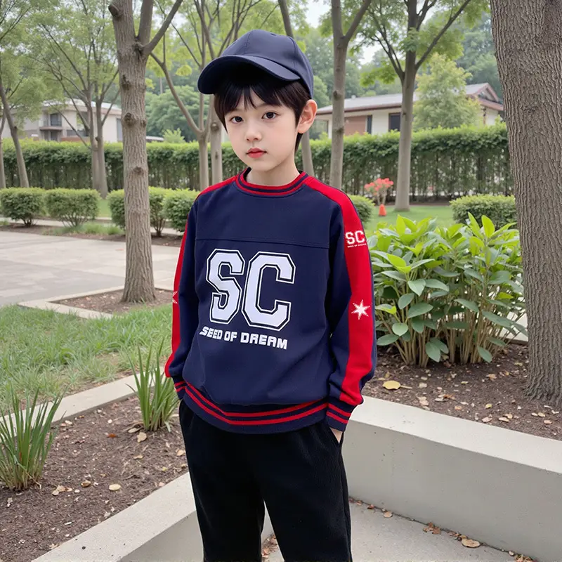 Boys' Blue SC Printed Sweatshirt 2025 - Image 4