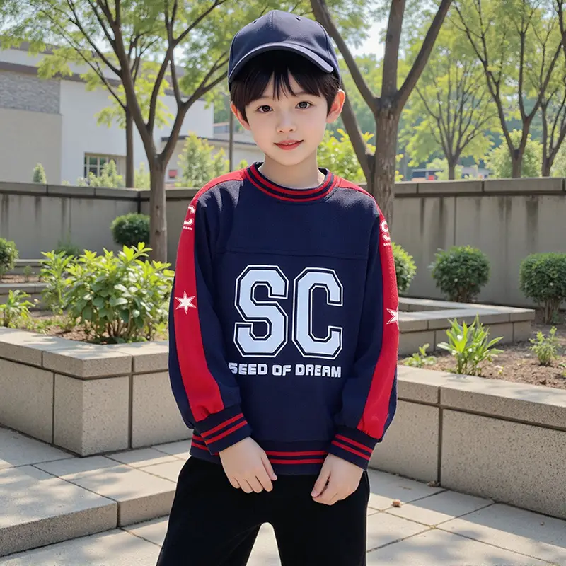 Boys' Blue SC Printed Sweatshirt 2025 - Image 5